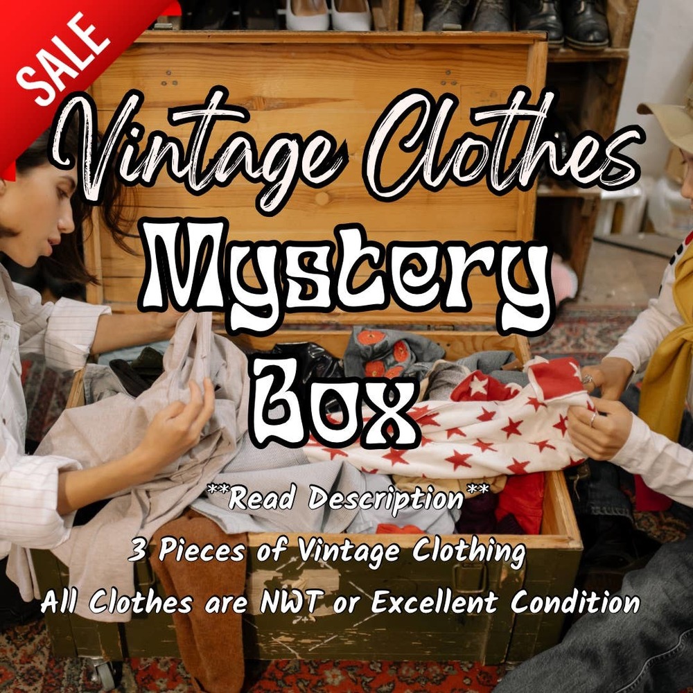 Vintage Clothes Mystery Box *Read Description*